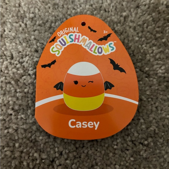 NWT 8” Casey the bat wing candy corn Halloween Squishmallow - Picture 3 of 6